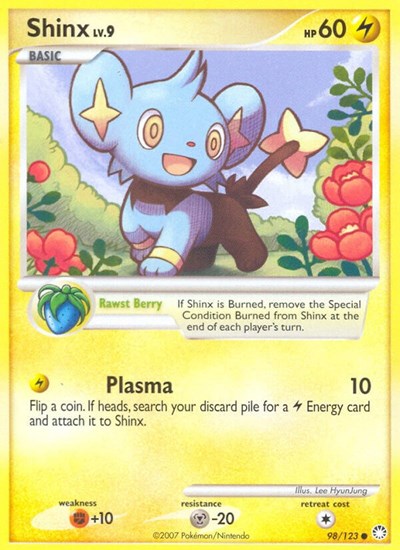 Shinx (Mysterious Treasures) Damaged / Poor Reverse Holofoil