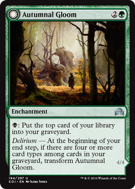Autumnal Gloom (Ancient of the Equinox) (Shadows Over Innistrad) Light Play