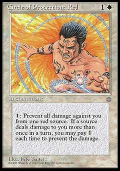 Circle of Protection: Red (Ice Age) Damaged / Poor