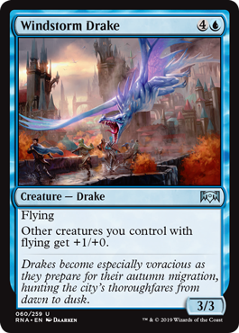 Windstorm Drake (Ravnica Allegiance) Light Play