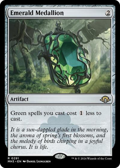 Emerald Medallion (Modern Horizons 3) Light Play