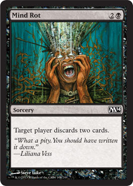 Mind Rot (Magic 2014 Core Set) Light Play
