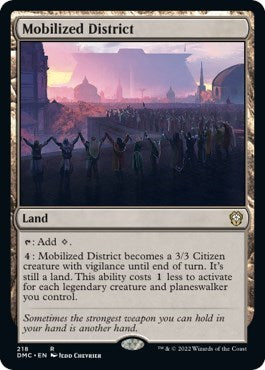 Mobilized District (Commander: Dominaria United) Light Play
