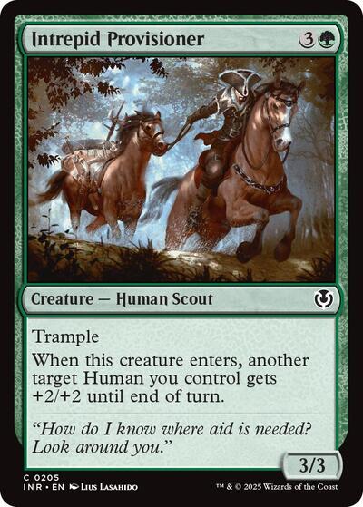 Intrepid Provisioner (Innistrad Remastered) Light Play