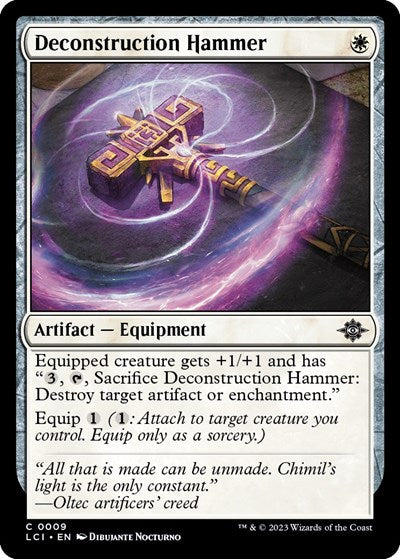 Deconstruction Hammer (The Lost Caverns of Ixalan) Light Play