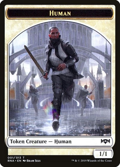 Human Token (Ravnica Allegiance) Light Play