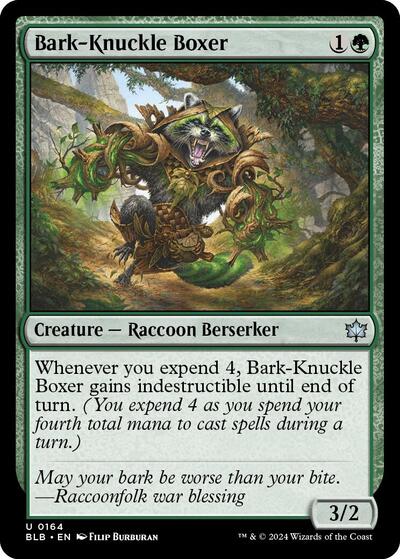 Bark-Knuckle Boxer (Bloomburrow) Light Play