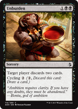 Unburden (Amonkhet) Light Play