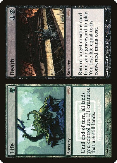 Life // Death (Promos: FNM) Medium Play Foil