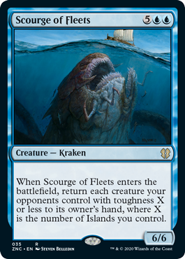 Scourge of Fleets (Commander 2020 Zendikar Rising) Light Play
