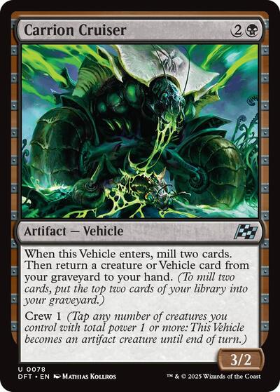 Carrion Cruiser (Aetherdrift) Light Play Foil