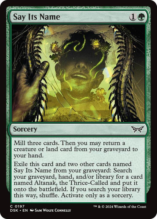 Say Its Name (Duskmourn: House of Horror) Light Play Foil