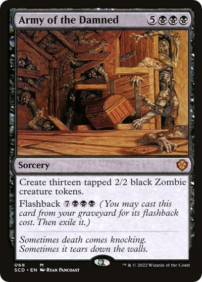 Army of the Damned (Commander 2022 Starter Decks) Light Play