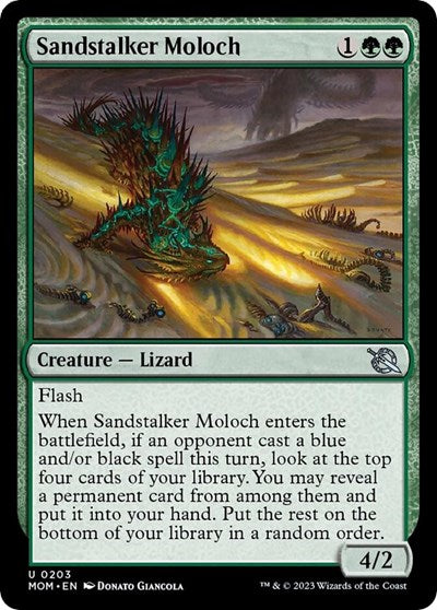 Sandstalker Moloch (March of the Machine) Light Play Foil