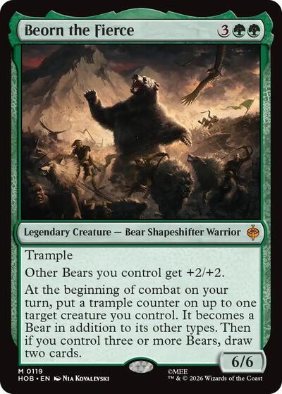 Beorn the Fierce (The Hobbit) Near Mint