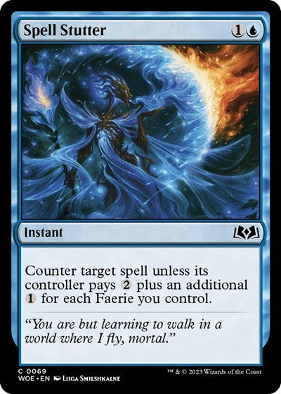 Spell Stutter (Wilds of Eldraine) Light Play