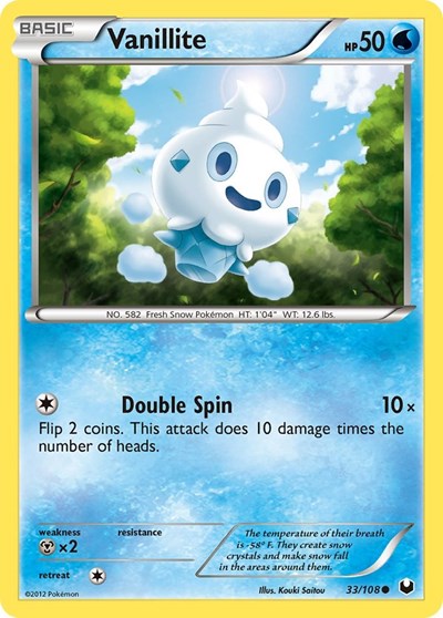 Vanillite (Dark Explorers) Light Play
