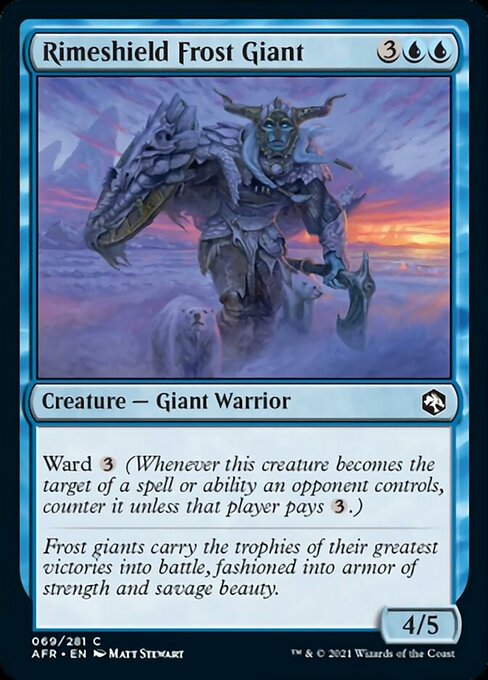 Rimeshield Frost Giant (Adventures in the Forgotten Realms) Light Play