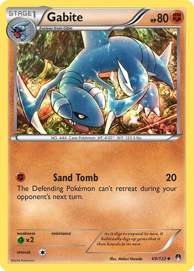 Gabite (XY - BREAKpoint) Medium Play