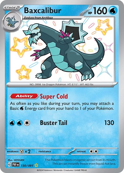 Baxcalibur (SV: Paldean Fates) Light Play Holofoil