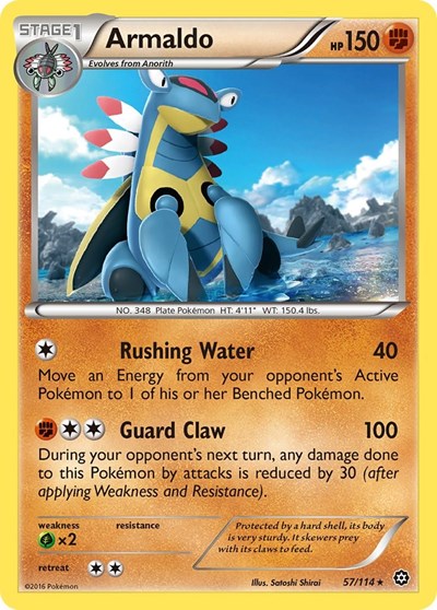 Armaldo (XY - Steam Siege) Light Play