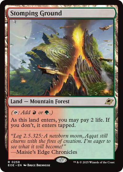 Stomping Ground (Edge of Eternities) Light Play Foil