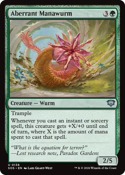 Aberrant Manawurm (Secrets of Strixhaven) Near Mint