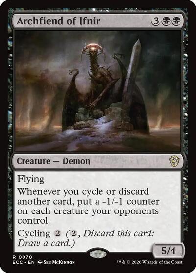 Archfiend of Ifnir (Commander: Lorwyn Eclipsed) Light Play