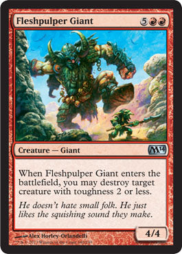 Fleshpulper Giant (Magic 2014 Core Set) Light Play