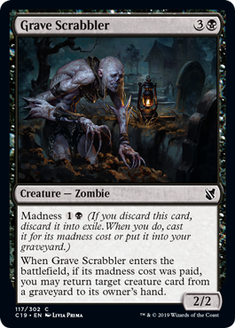 Grave Scrabbler (Commander 2019) Light Play