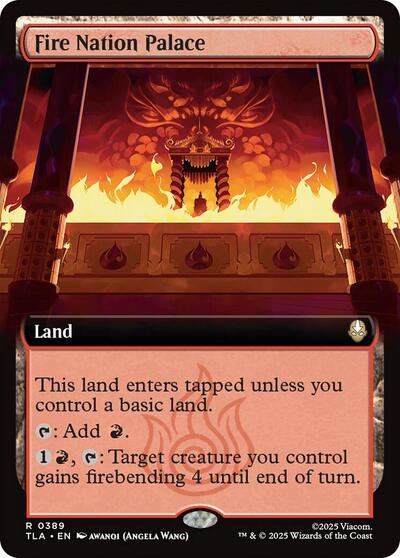 Fire Nation Palace (Extended Art) (Avatar: The Last Airbender) Light Play Foil