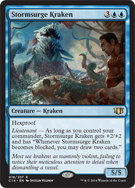 Stormsurge Kraken (Commander 2014 Edition) Light Play
