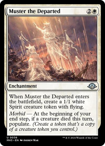 Muster the Departed (Modern Horizons 3) Light Play