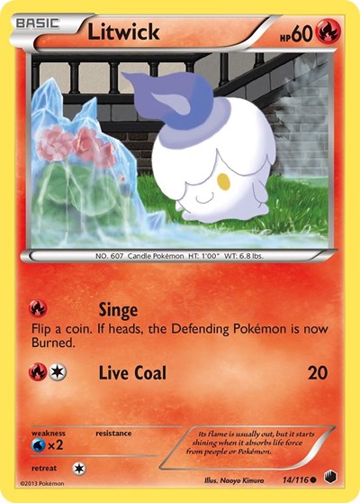 Litwick (Plasma Freeze) Damaged / Poor