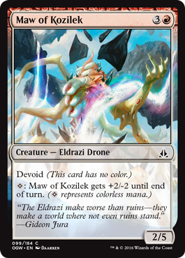 Maw of Kozilek (Oath of the Gatewatch) Medium Play