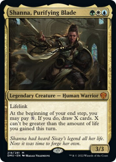 Shanna, Purifying Blade (Dominaria United) Light Play