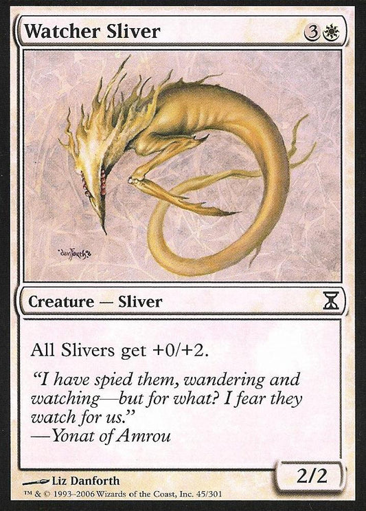 Watcher Sliver (Time Spiral) Light Play