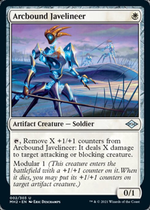 Arcbound Javelineer (Modern Horizons 2) Light Play Foil