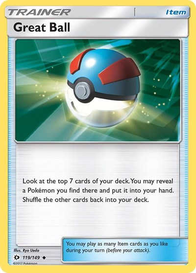 Great Ball (SM Base Set) Medium Play