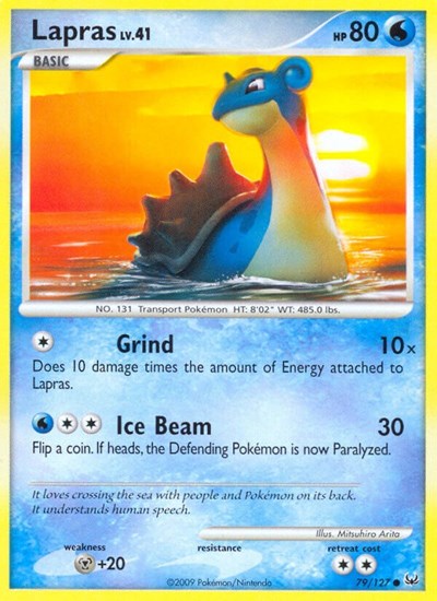 Lapras (Platinum) Medium Play