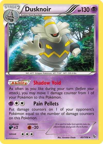 Dusknoir (XY - Flashfire) Medium Play Holofoil