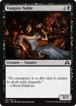 Vampire Noble (Shadows Over Innistrad) Light Play