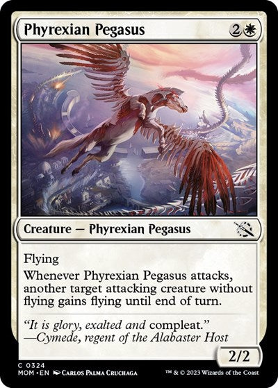 Phyrexian Pegasus (March of the Machine) Light Play Foil