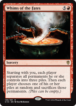 Whims of the Fates (Commander 2016 Edition) Light Play