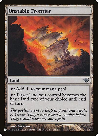Unstable Frontier (The List) Light Play