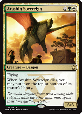 Arashin Sovereign (Dragons of Tarkir) Light Play