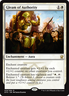 Gleam of Authority (Dragons of Tarkir) Damaged / Poor