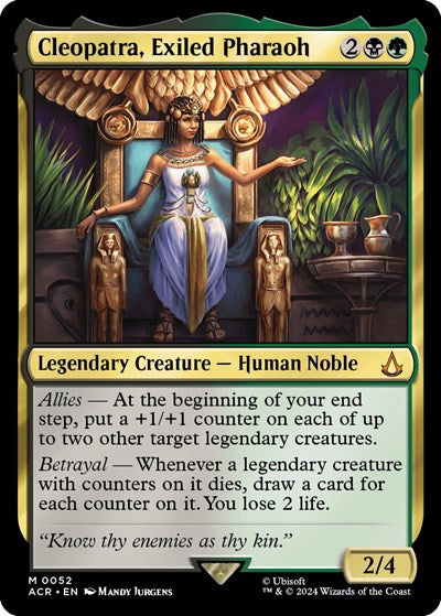 Cleopatra, Exiled Pharaoh (Universes Beyond: Assassin's Creed) Light Play