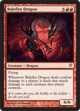 Balefire Dragon (Innistrad) Light Play
