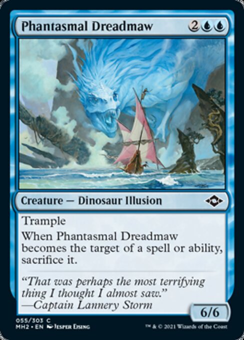 Phantasmal Dreadmaw (Modern Horizons 2) Light Play